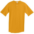 Youth Two-Button Baseball Jersey Shirt